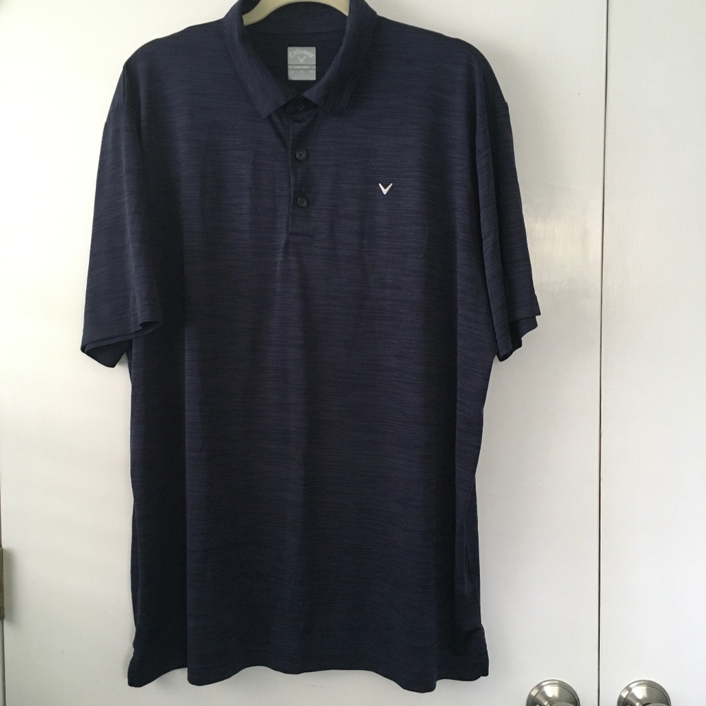 Callaway, navy golf shirt, XL